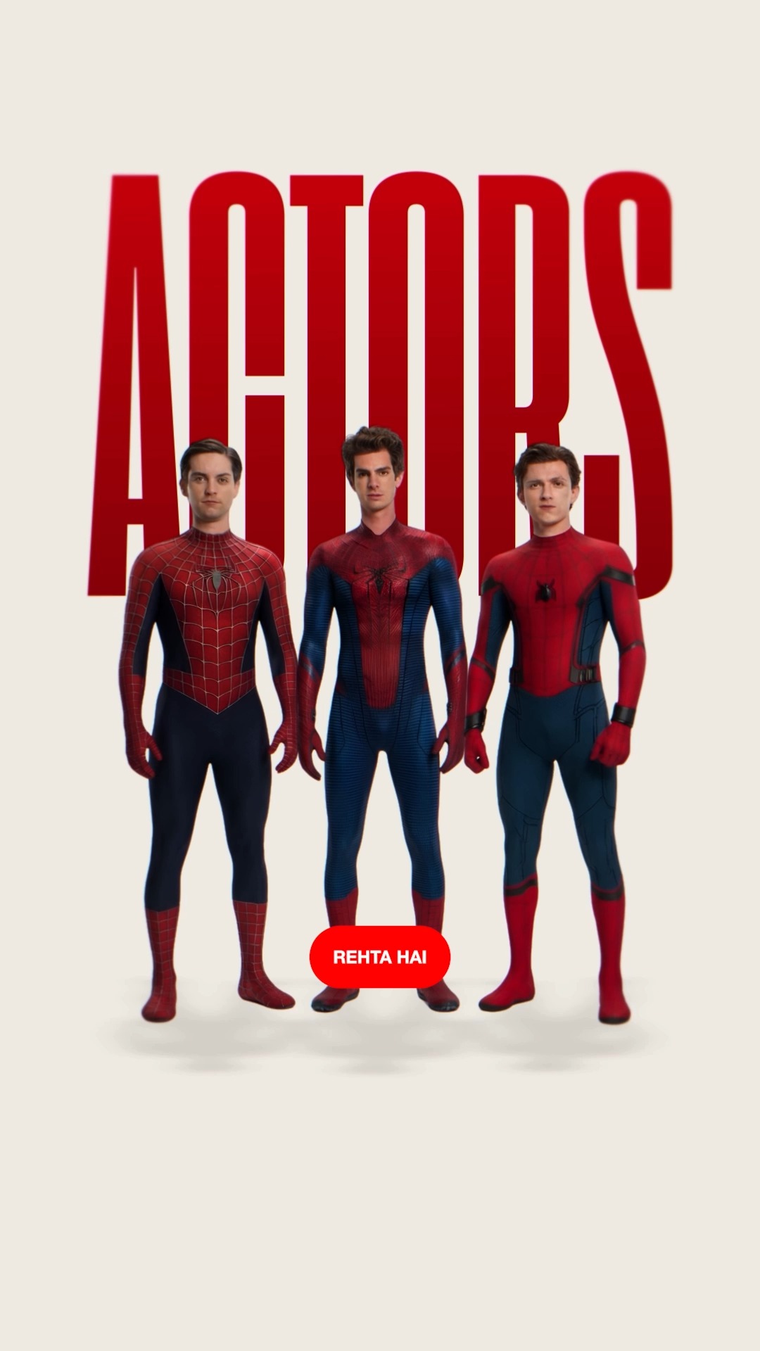 Reel cover — comparing three actors who have played the same role